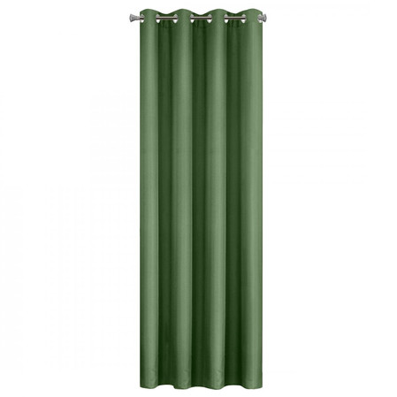 ZASŁONA GOTOWA RITA 140 X 250 CM CIEMNOZIELONY