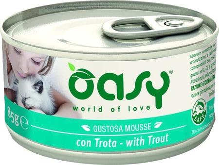 OASY Cat Caprice Mousse Kot Trout Pstrąg 85g