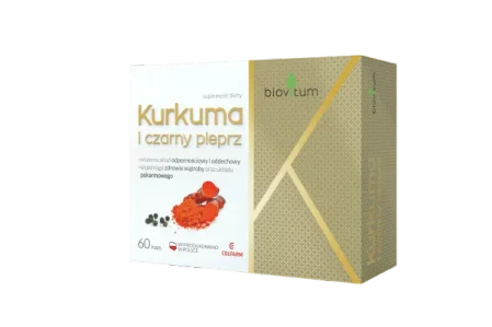 Biovitum Kurkuma i czarny pieprz 60 kaps.