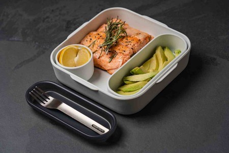 BB - Lunch box kwadratowy, morski