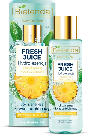 Fresh Juice Hydro-esencja rozświetlająca z wodą cytrusową Ananas 110ml