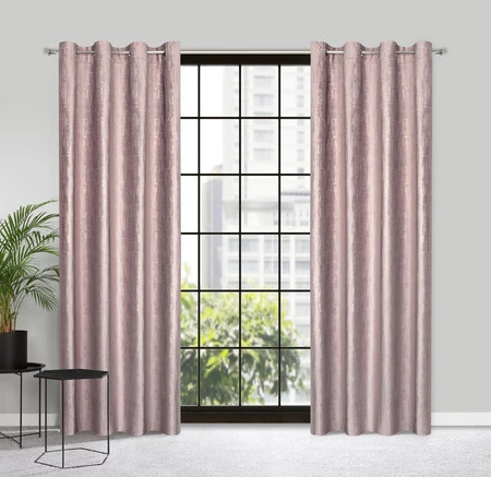 ZASŁONA GOTOWA MARSALA 140 X 250 CM RÓŻOWY