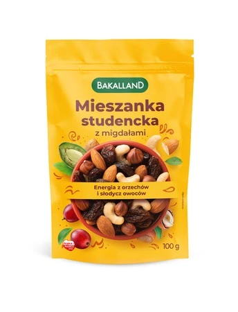 Bakalland Mieszanka studencka z migdałami 100g