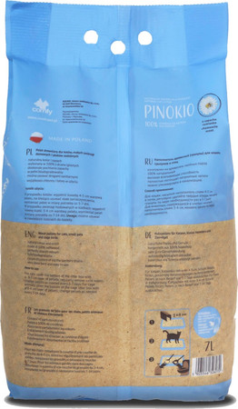 AQUAEL COMFY Pinokio Rumianek Żwirek drewniany 7l