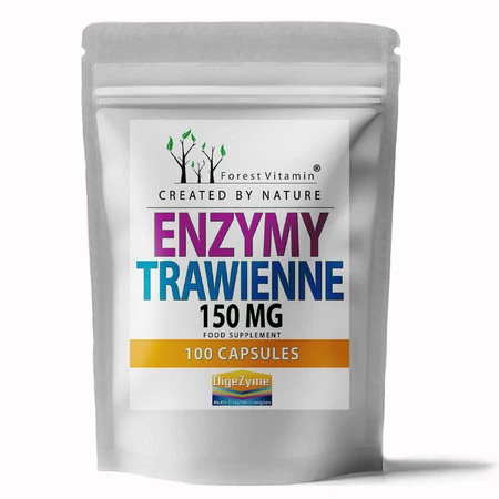 Forest Vitamin Enzymy Trawienne DigeZyme® 150 mg 100 kaps.