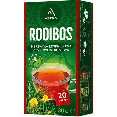 Astra Herbatka Roobios z czerwonokrzewu 30g (20x 1,5g)