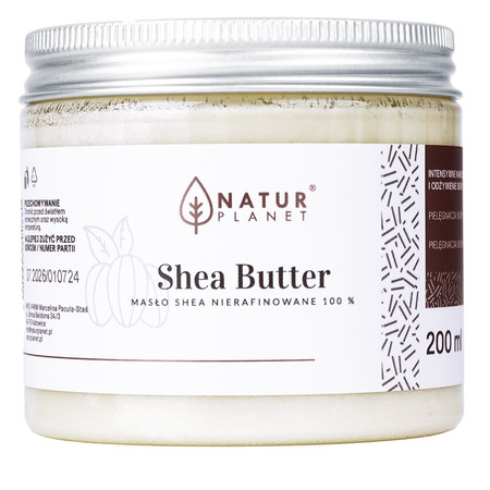 Masło Shea nierafinowane 200ml
