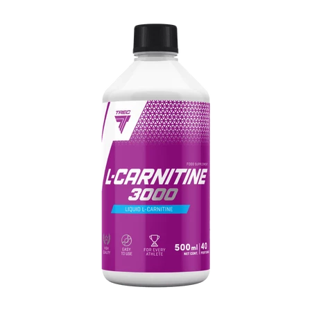 Trec L-Carnitine L-Karnityna w płynie 3000 - 500ml smak wiśnia