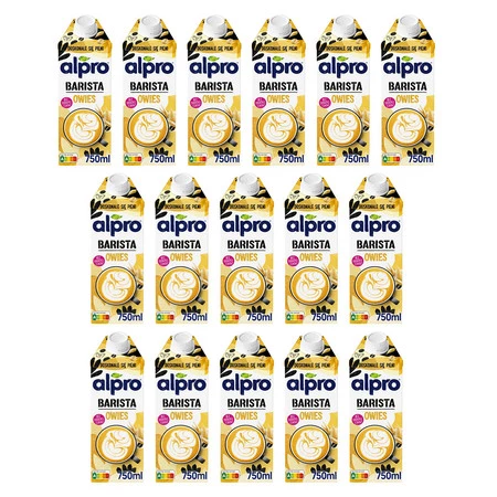 Zestaw 16x Alpro Napój Owsiany Barista  750ml