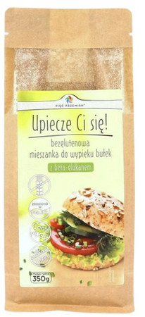 Pięć Przemian Bezglutenowa mieszanka do wypieku bułek z beta-glukanem 350 g