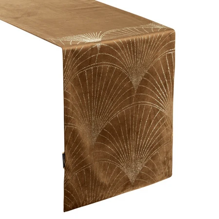 OBRUS BLINK 14 35 X 140 CM BRĄZOWY