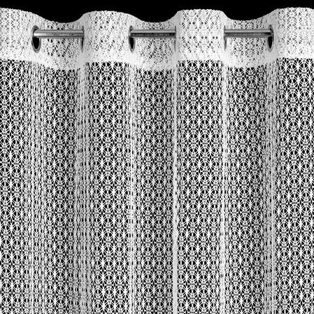 FIRANA GOTOWA MIRELLA 140 X 250 CM BIAŁY