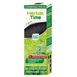 Herbal Time Naturalna Henna NATURALNA CZERŃ 75 ml
