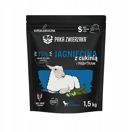 Paka Zwierzaka Jagnięcina z cukinią S 1,5 kg