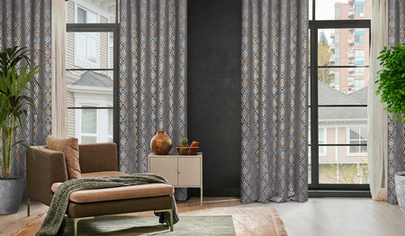 ZASŁONA GOTOWA ARETA 140 X 250 CM STALOWY