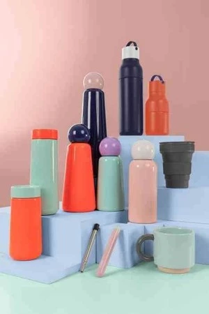 LL-Kubek składany, szary