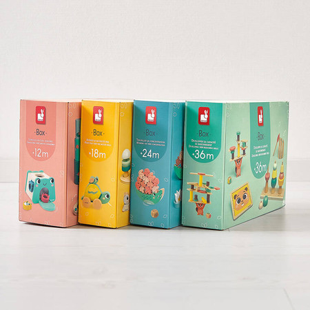 Janod Zestaw zabawek edukacyjnych Box 12 m-cy