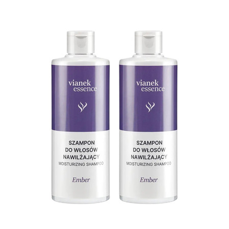 Zestaw: 2x Vianek Essence Szampon do włosów nawilżający Ember 300ml
