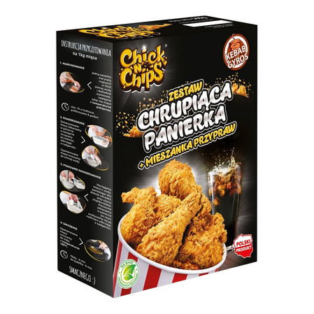 Chick'n'chips Zestaw chrupiąca panierka Kebab-Gyros 280 g