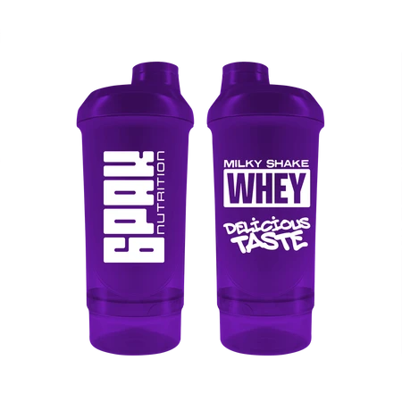 6PAK SHAKER MILKY SHAKE WHEY PURPLE 500+150ml