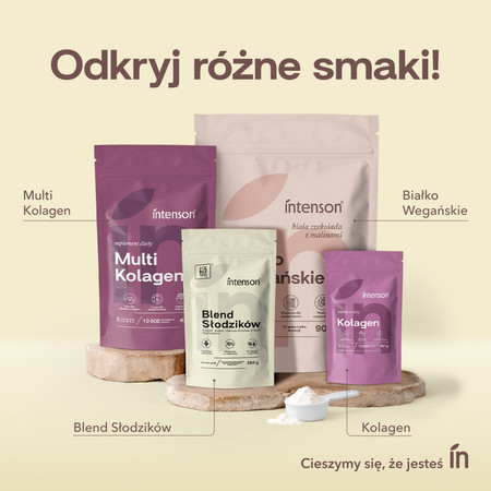 Intenson Wegańskie białko smak wanilia 900g