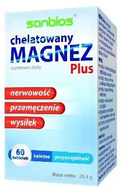 Sanbios Magnez Chelatowy Plus 60 T