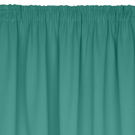 ZASŁONA GOTOWA D91 PARISA NA TAŚMIE 140 X 270 CM TURKUSOWY
