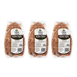 Zestaw: 3x Natura Wita − Kora dębu − 100 g