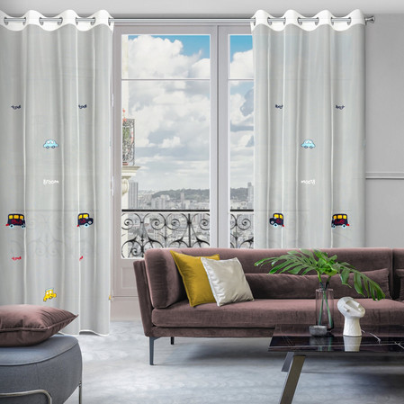 FIRANA GOTOWA ALVIN 140 X 250 CM BIAŁY