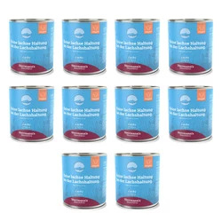 Zestaw 10x HERRMANN'S MANUFAKTUR Selection Dog Lachs - łosoś z morelami (800g)