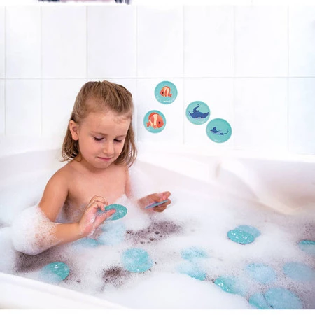 Janod Gra memory do kąpieli Morskie dzieci 24 elementy 2+