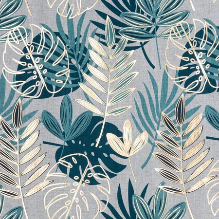 ZASŁONA GOTOWA KERI 140 X 250 CM TURKUSOWY