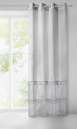 FIRANA GOTOWA ARIANA 140 X 250 CM SZARY