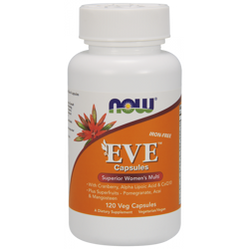 EVE Superior Womens Multi - Multiwitamina i Składniki Mineralne dla Kobiet EVE bez Żelaza (120 kaps.)