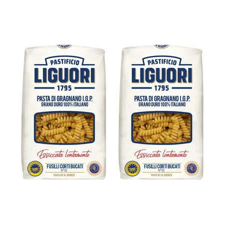 Zestaw 2x Makaron Liguori IGP Fusilli Corti Bucati 500G