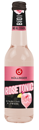 DRINK MUSUJĄCY BEZALKOHOLOWY ROSE TONIC BIO 330 ml - HOLLINGER