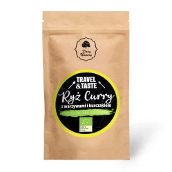 Dary Natury Travel & taste Liofilizowany Ryż Curry z warzywami i kurczakiem EKO 100g KRÓTKA DATA 2026-09-01