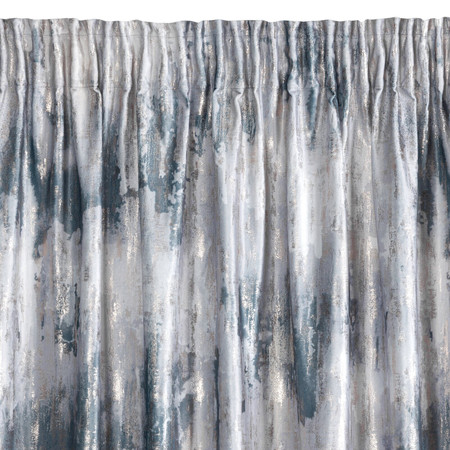 ZASŁONA GOTOWA TINA NA TAŚMIE 140 X 270 CM SREBRNY