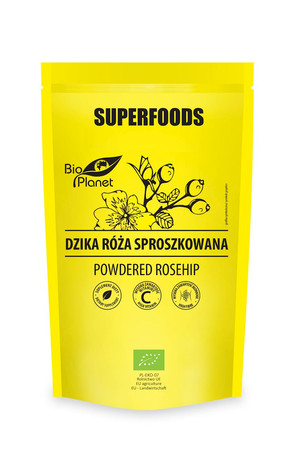 Bio Planet − Superfoods, dzika róża sproszkowana − 150 g