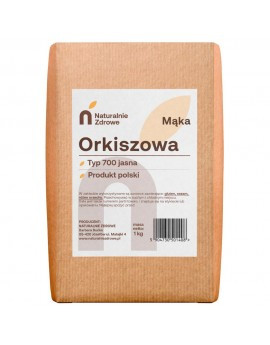 Naturalnie Zdrowe Mąka Orkiszowa Typ 700 Jasna 1kg