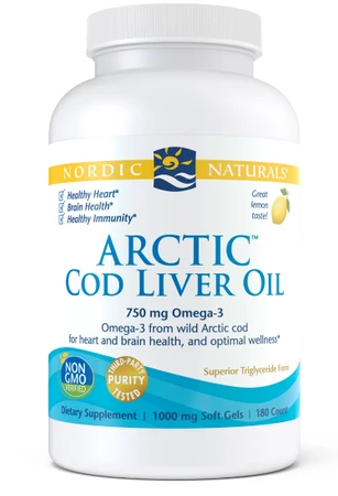 Arctic Cod Liver Oil Lemon (180 kaps.)