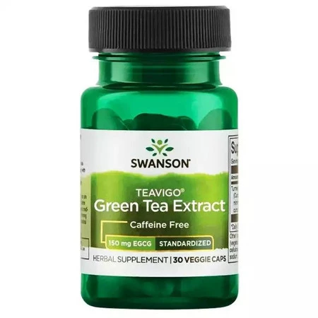 TEAVIGO Green Tea Extract Caffeine Free (30 kaps.)