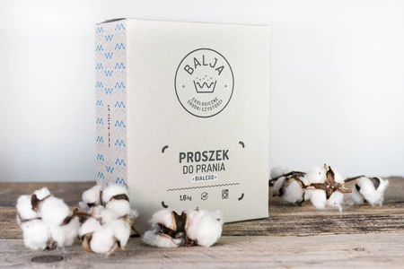 BALJA Ekologiczny Proszek do prania białego 1,6kg
