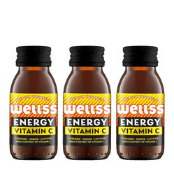 Zestaw: 3x Wellss Shot Vitamin C 100 ml