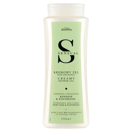 Sensual kremowy żel pod prysznic Konopie & Panthenol 500ml