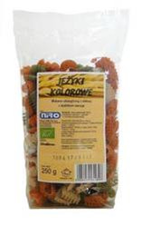 Makaron orkiszowy jeżyki kolorowe BIO 250 g