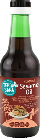 TERRASANA OLEJ SEZAMOWY (Z PRAŻONYCH NASION) BEZGLUTENOWY BIO 250 ml