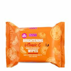 Beauty Formulas Brightening Vitamin C Chusteczki oczyszczające do twarzy z Witaminą C 1op.-30szt