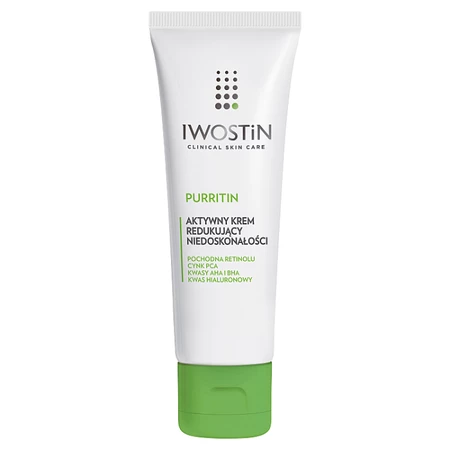 Iwostin Purritin Aktywny krem redukujący niedoskonałości 40 ml