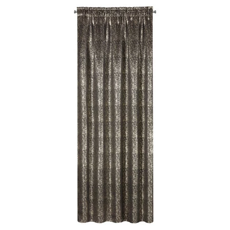 ZASŁONA GOTOWA EBRU NA TAŚMIE 135 X 270 CM CZARNY